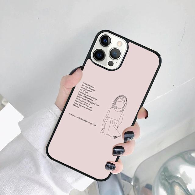 Minimal Aesthetics Flowers Phone Case Cover For For iPhone 17 Air 15 Pro MAX 16 Plus 14 12 11 13 Coque