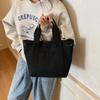 Large capacity 2025 tote bag Go to work Go out niche design Commuter simple literature Student clothing Handheld cloth bag