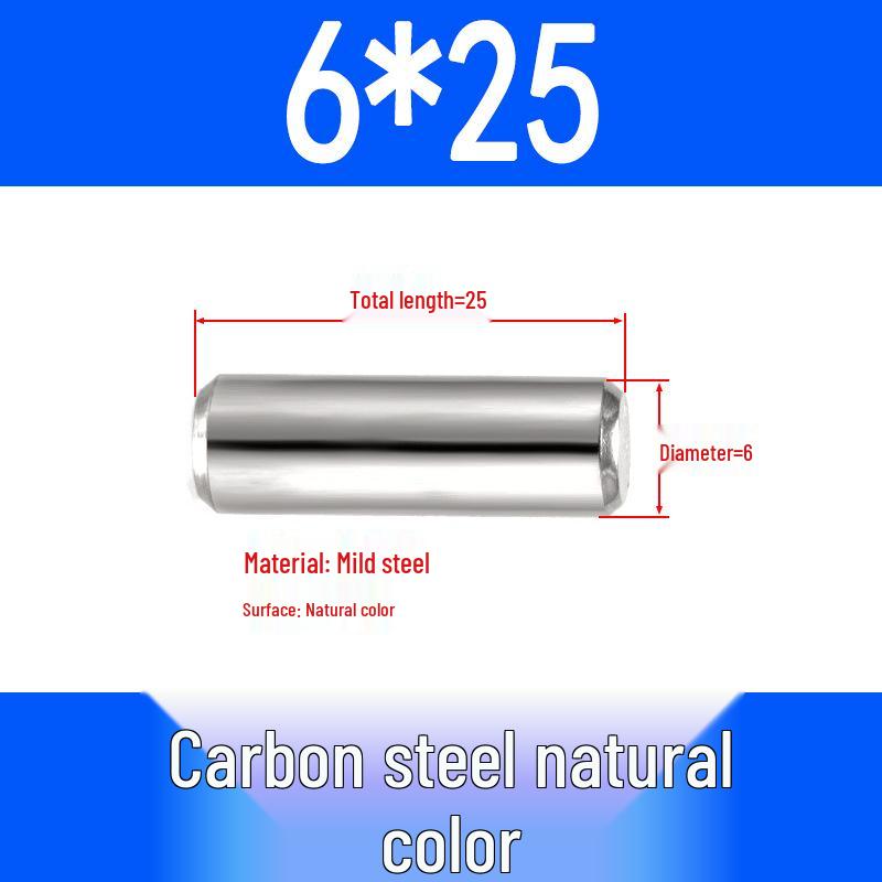 GB119 Iron Cylindrical Positioning Pin - Solid Pin Shaft M3M4M5M6M8M10M12