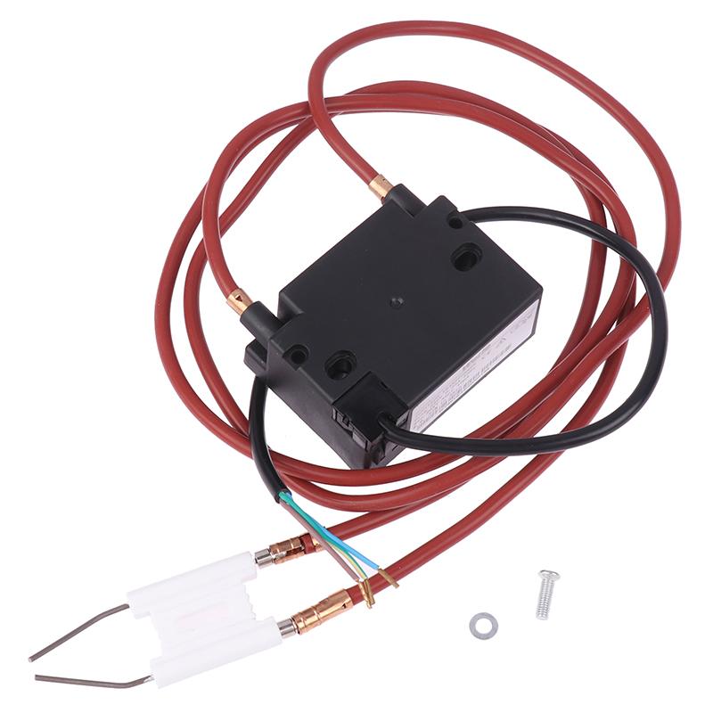 Brennerzündgerät 230V Spannung Impulszündtransformator Heizölheizung Altölbrenner Keramikzündelektrode Zündkabel