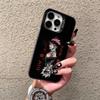 Asta Cartoon B-Black Clover Phone Case For IPhone17 Air 16 15 14 Plus 13 12 11 Pro 7 8 XS Max XR Silver Black Bumper Case