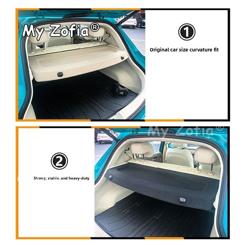 Car Rear Trunk Cargo Shelf Partition Board Auto Rear Parcel Shelf Cargo Cover Panel Accessories For GWM Ora 5 2025 2026 2027
