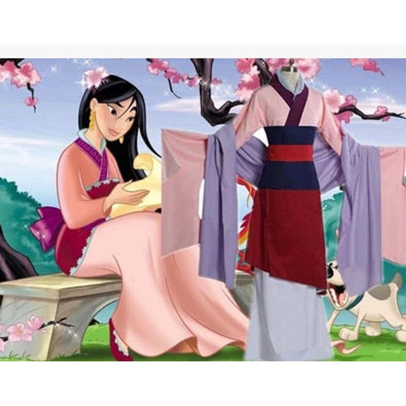 Cosplay Costumes of Mulan, Mulan Performance Costumes, Stage Mulan Costumes, Halloween Cosplay