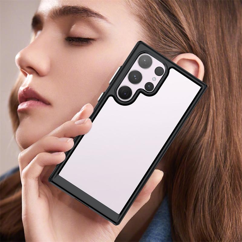 Shockproof Transparent TPU Case for Samsung Galaxy S24 Ultra S23 FE S22 Plus Protective Shockproof Full Protection Cover