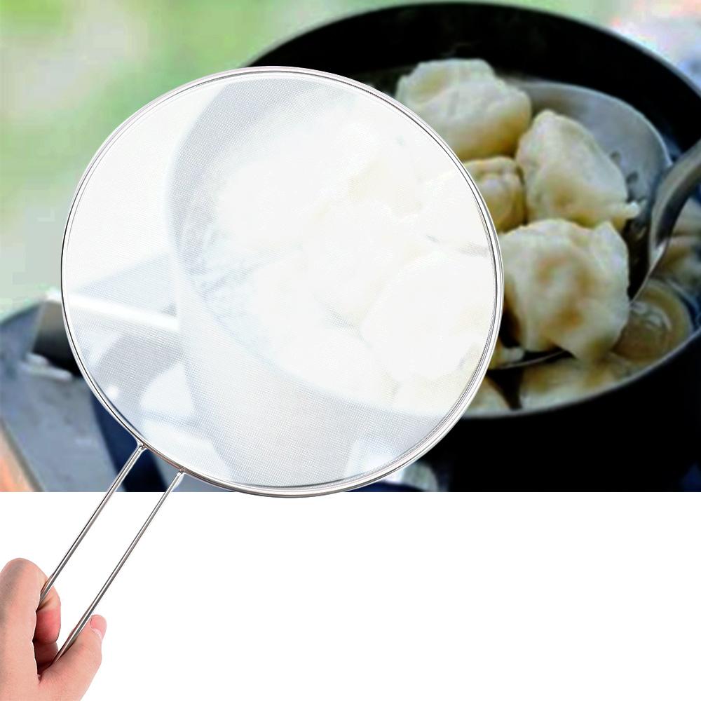 25/29/33cm Scald Net Cooking Tool Frying Cover Splatter Screen Oil Proofing Lid Spill Proof Pan