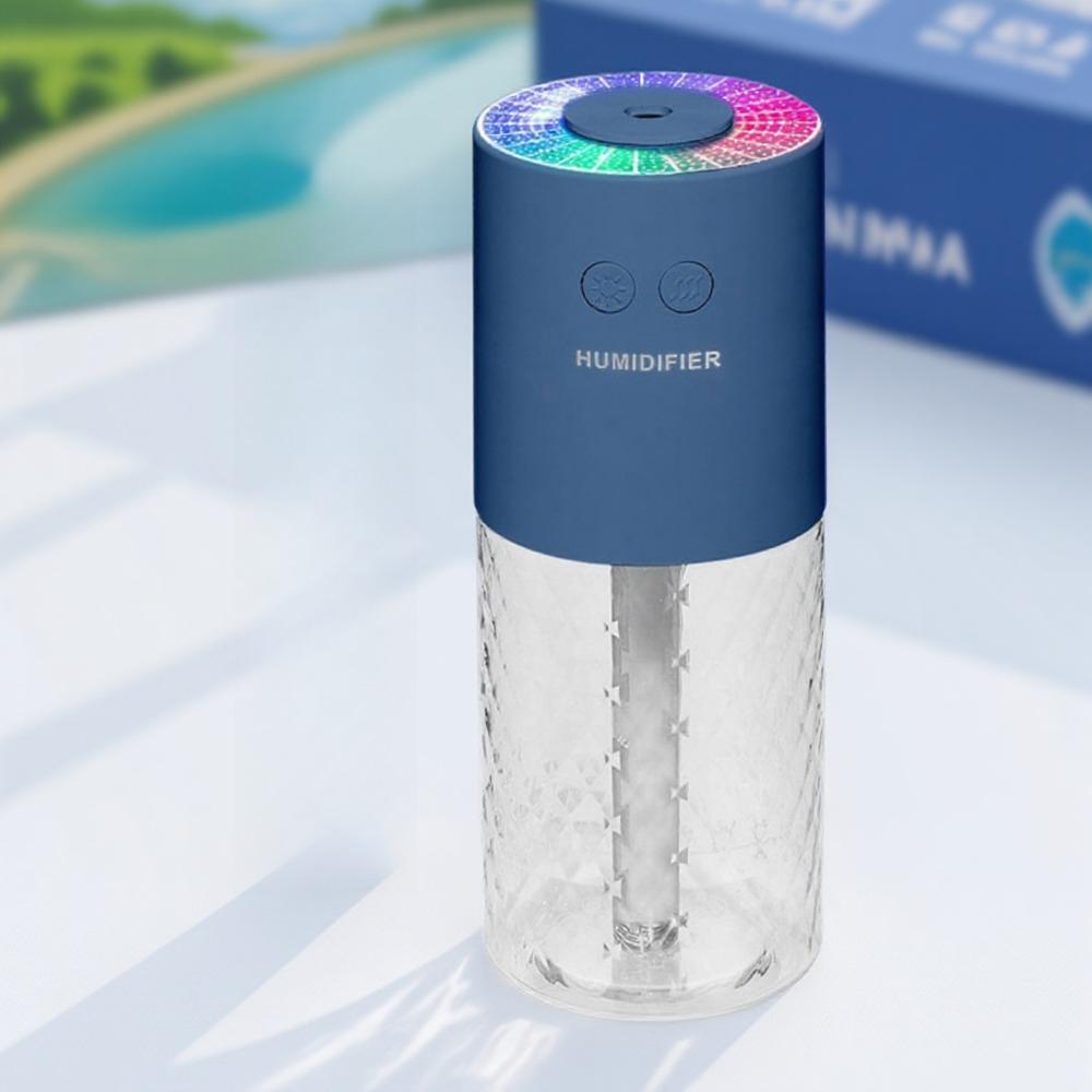 Luftbefeuchter Kristallprojektionslampe Auto Zuhause Ätherisches Öl Diffusor Befeuchter Haushaltszubehör