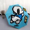 1pc Snoopy Basketball Print Umbrella - Automatic Opening & Closing, Portable Folding Design, 8-Rib Iron Frame Outdoor Umbrella, Ideal Gift for Fans, T
