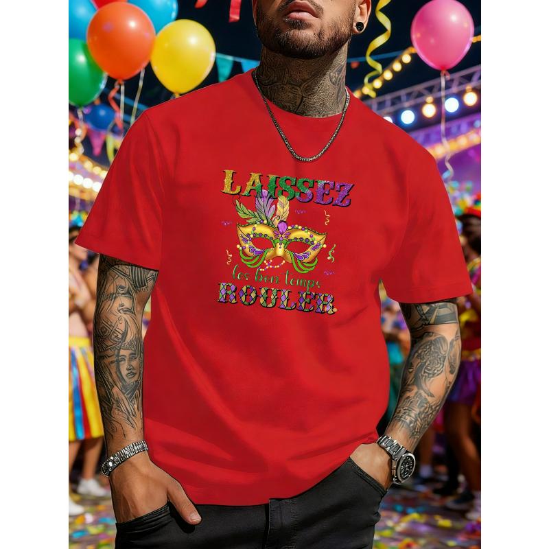 Stylish Men s Printed Short Sleeve T-Shirt S