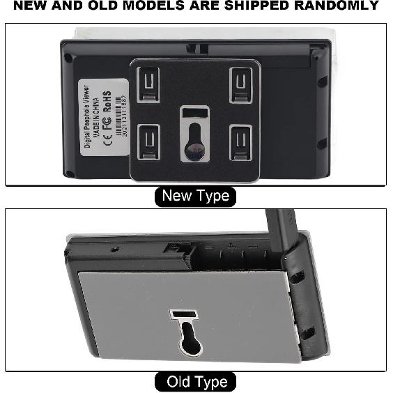 Digital Peephole Viewer Doorbell Mini HD Smart Security Camera 3.5 Inches Indoor LCD Screen