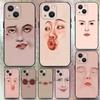 Funny Emoticons Phone Case For iPhone 16,15,14,13,12,11 Plus,Pro Max,XS,X,XR,SE,Mini,8,7,Soft Silicone Black Cover