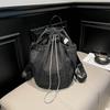 Schoolbag New Drawstring Mini Bucket Bag Casual Versatile Simple Backpack Outdoor Lightweight Breathable Travel Backpack Portable