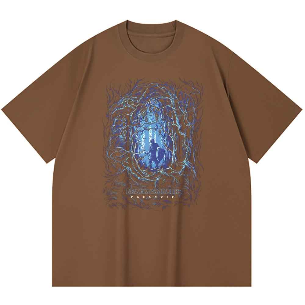 230 g/m² 100% Bavlna T-shirt Heavy Metal Rocková Kapela Tisk Populární Hudby Unisex Těžký Bavlněný T-shirt