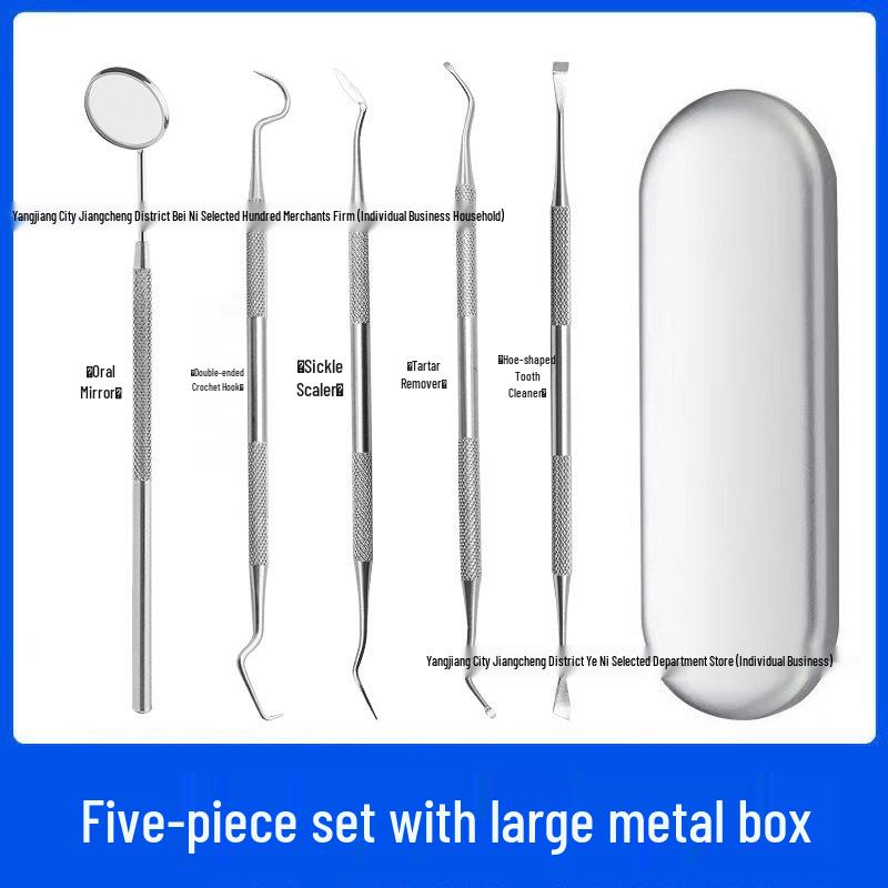 Dental Tartar Remover Kit: Oral Endoscope & Toothpick for Home Use