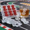 F1 Ice Mold Formula Racing Car Silicone Ice Cube Tray 6-Cavity 3D Race Car Shape BPA Free Food Grade Easy Release Slow Melting