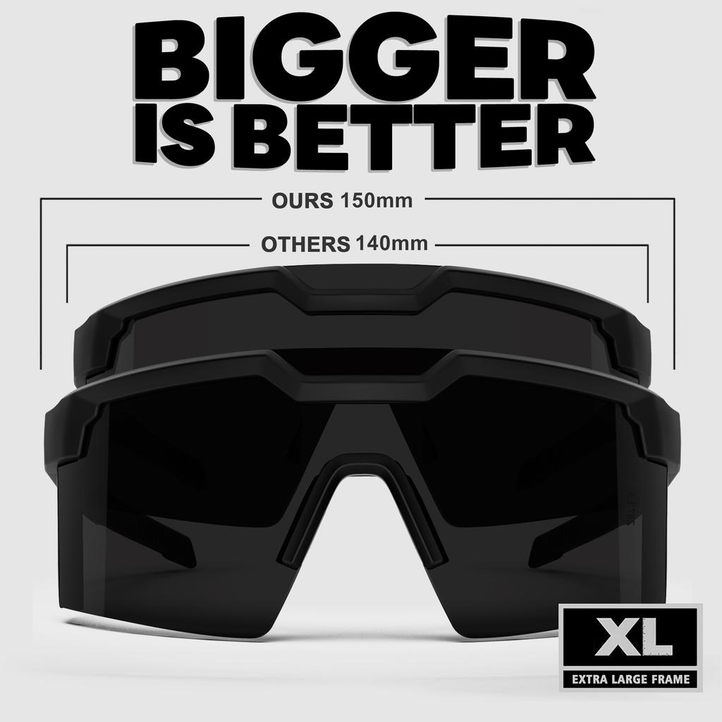 Maxjuli Xl Z87 Sunglasses For Big Wide Heads Men Women Ultralight Uv400 Protection Sun Glasses 8226