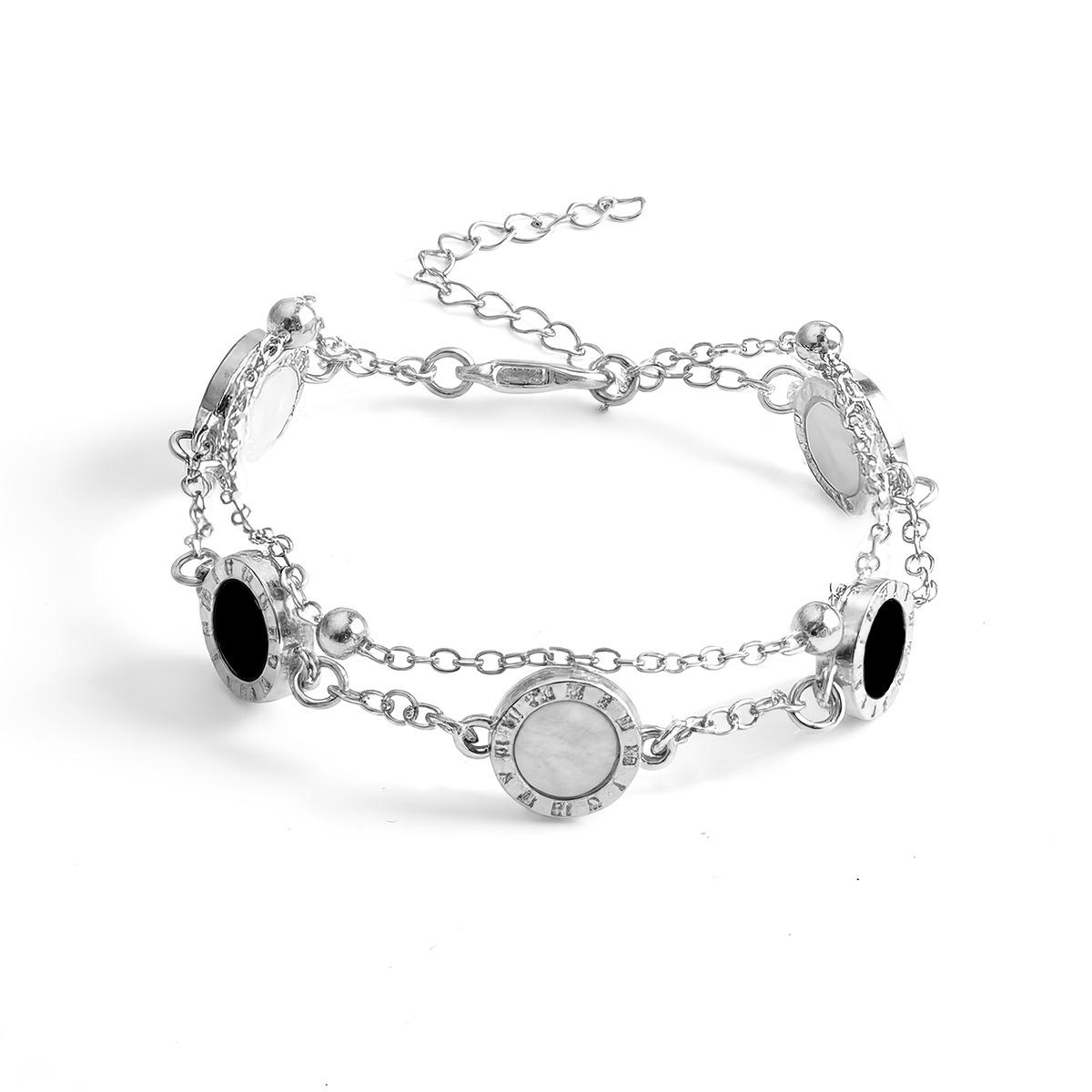 Двусторонний браслет с римскими цифрами - Ювелирные изделия в европейском, американском и корейском стиле