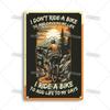 Bicycle Metal Wall Sign, Cycling Decor 20x30cm