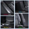 4 8PCS Door Sill Protector for 2026 2026 Tesla Model Y Juniper Door Sill Guards Anti-Kick Door Entry Cover Pads Mats Accessories