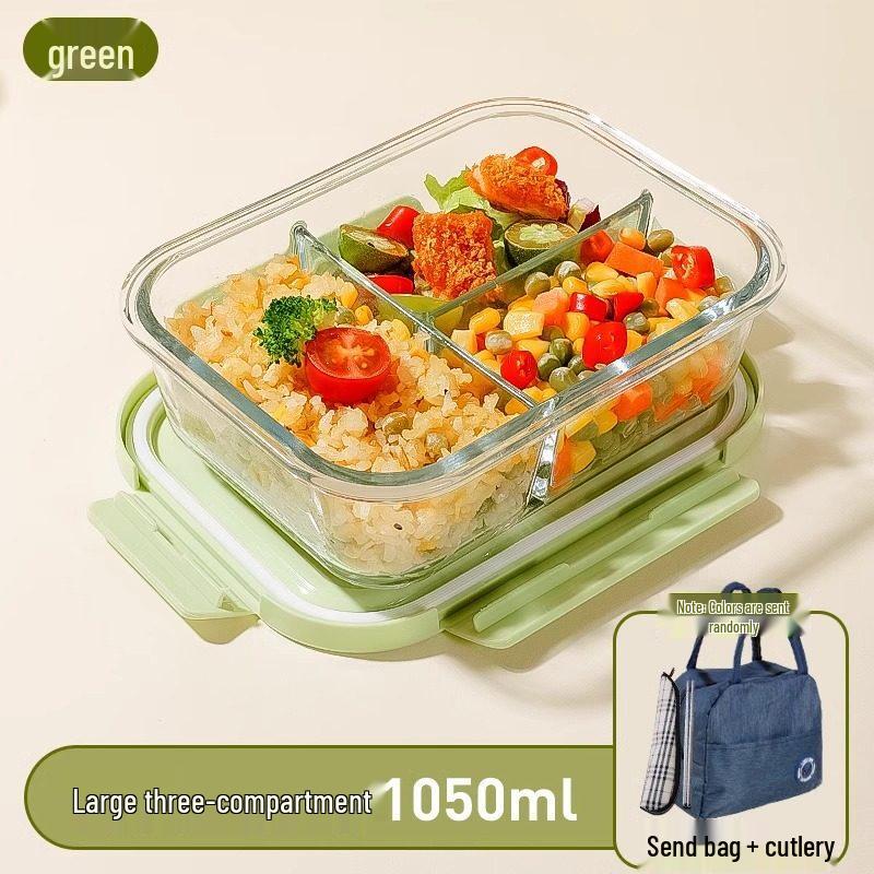 ZISIZ Glass Lunch Box