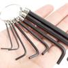 8Pcs/Set Hex Key Set Useful Hangable Easy-cleaning Socket Wrench for Outdoor