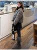 Women's Gray Wool Blend High-Waist Slimming A-line Short Skirt Pants - Winter 2026 Trendy Hip-Hugging Design