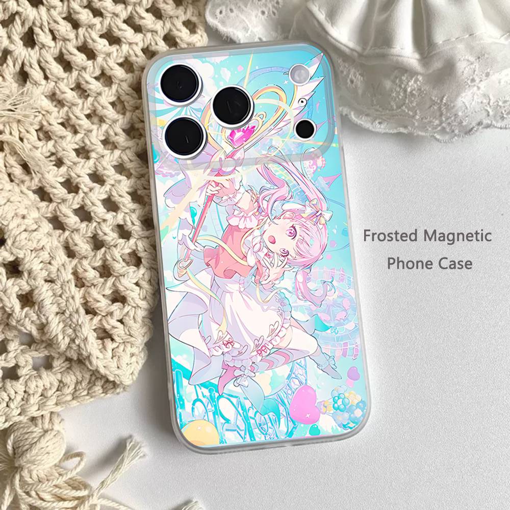 

Cute P-ProjectS S-SEKAI For iPhone 11,12,13,14,15,17,16,Pro,Plus,E,Max,Air,Mini Clear Magnetic Frosted Cover iPhone13