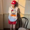 2026 Oversized High Quality Print Unisex Retro Womens Summer Loose and Fashionable Style