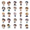 50 New Style Cute Hand-painted Boy Graffiti Stickers Decorative Skateboard Guitar Refrigerator Stickers Without Repeated Decoration