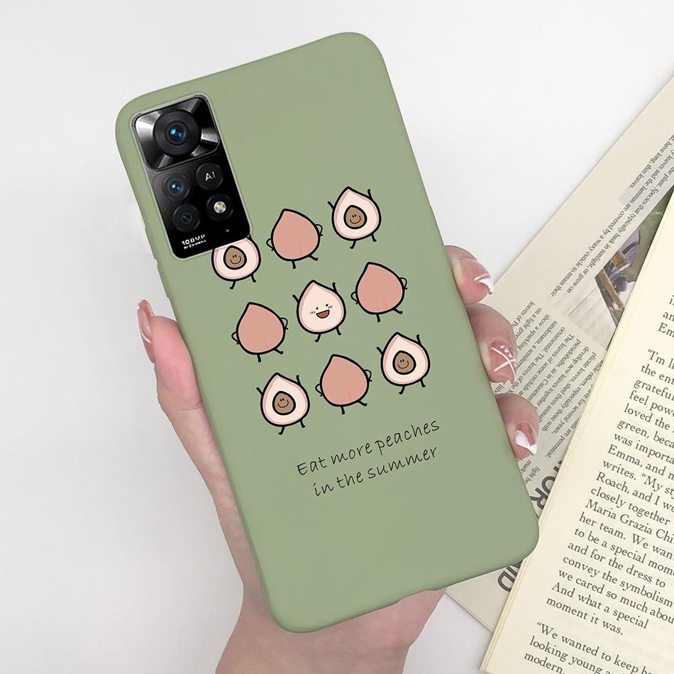 For Xiaomi Redmi Note 11 Pro 4G 5G Phone Case Cute Diasy Pattern Soft Silicone TPU Back Cover Funda For Redmi Note11 11Pro Coque
