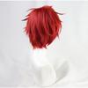 Anime SK Reki Kyan Cosplay Wig SK8 the Infinity Cosplay Red Short Men Wigs Heat Resistant Synthetic Hair