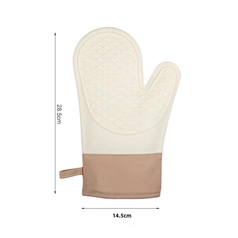 1PC Cute Silicone Kitchen Single Oven Glove Mitts Insulation Heat Resistant Microwave Glove Baking Tools