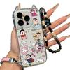 Cat Ear Clear Soft Phone Case for Apple 17PRO, 161513promax, and 12