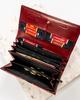 Women's leather wallet PTN 1680144-TVT-6592 Red
