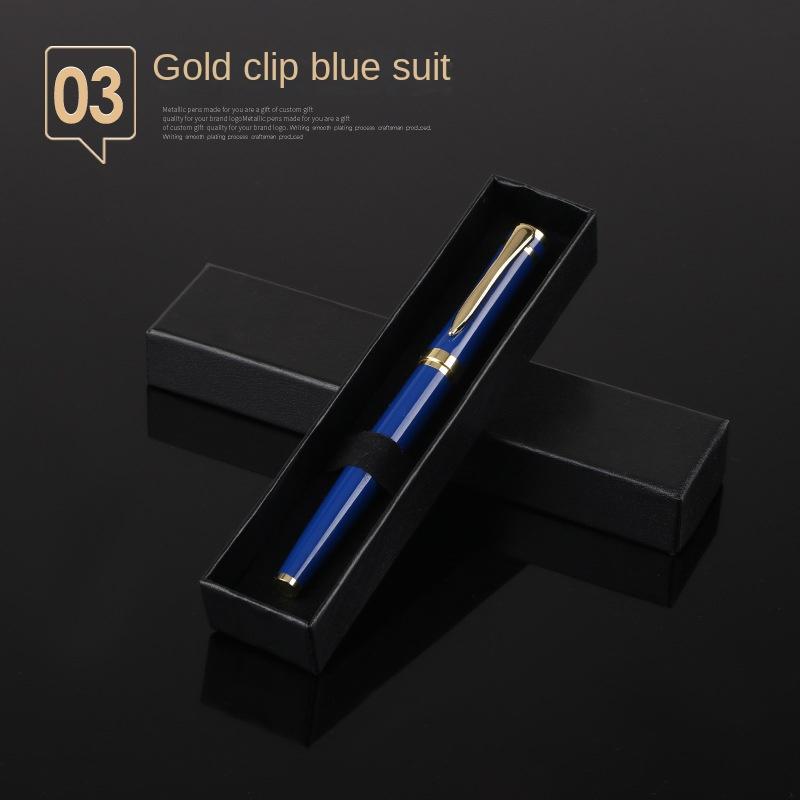 Metal Ballpoint Pen Rollerball Pen Medium Oil Pen Small World Cap Set Birthday Gift DIY Pen