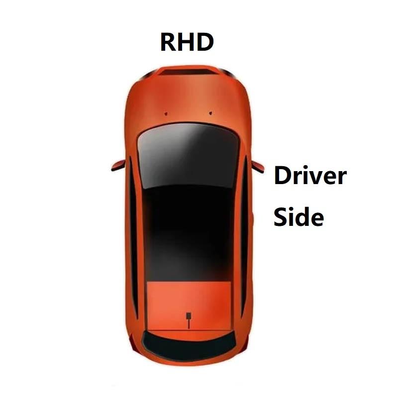 Ruili357 RHD Für Prius 2004-2009 Armaturenbrett Lüftungsdüsen Zierrahmen Für Prius 2004-2009 Klimaanlage Auslassblende Abdeckung Chrom
