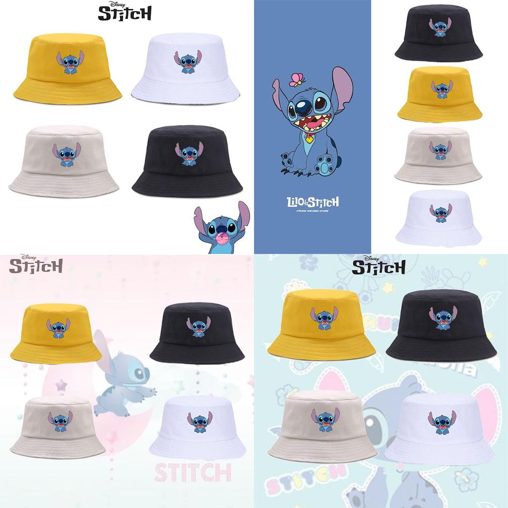 Disney Lilo And Stitch Stitch Pink Tie Dye Bucket Hat Uv Protection And Breathable Fabric