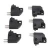 6PCS Motorcycle Brake Light Stop Switch Sensitive Compact Lightweight Black Replacement for Suzuki GY6