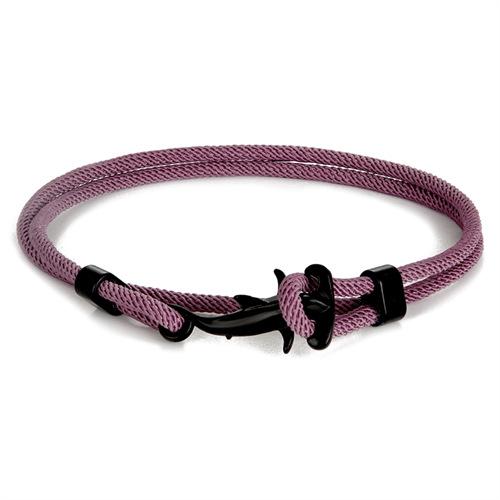 Small Fresh Black Small Hammerhead Shark Bracelet Milan Rope Multi-Turn Adjustable Hand Rope Worker