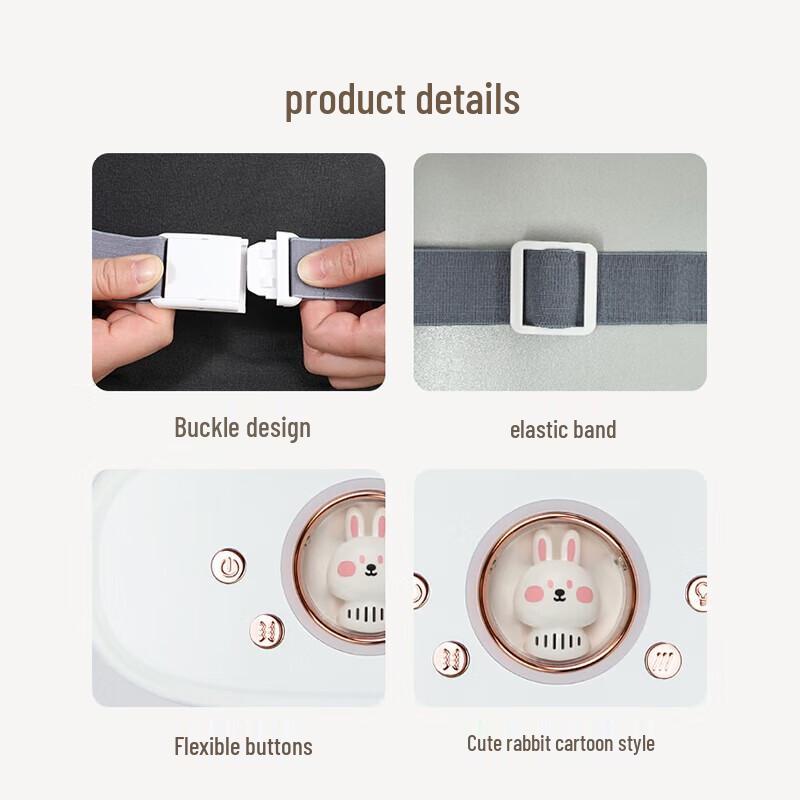 Uroczy Królik Rozgrzewający Masażer Lędźwiowy