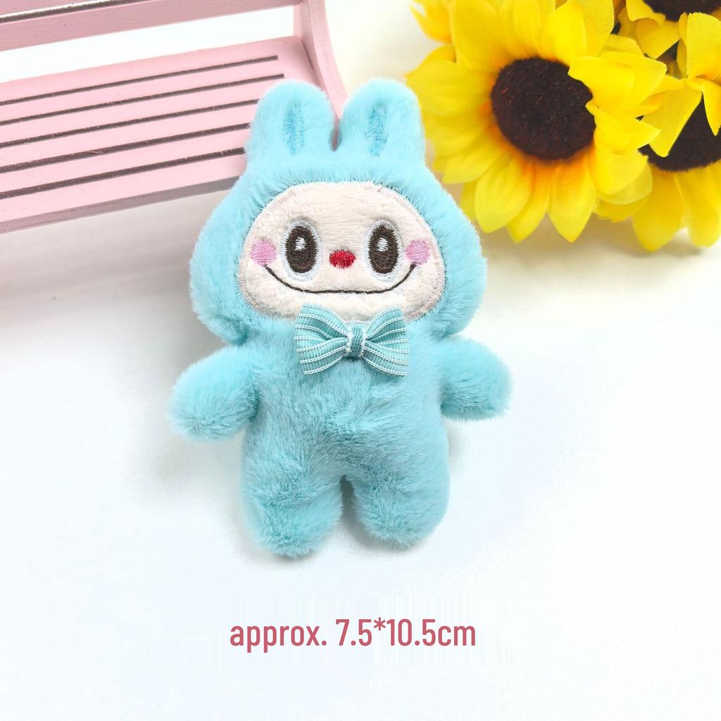 Piszczący wisiorek Labubu 3. generacji: DIY Biżuteria i Dodatek do Odzieży Pluszowy Brelok z Lalką