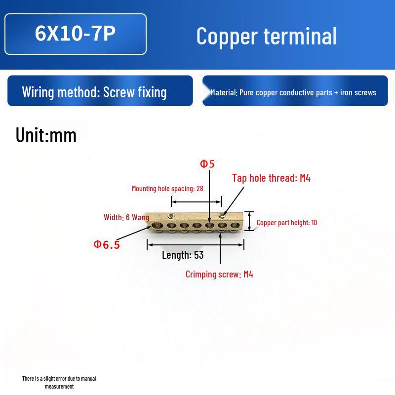 PZ30 Copper Terminal Blocks with Screws