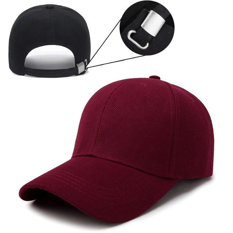 New Solid Color Unprinted Baseball Cap Men's Outdoor Fishing Korean Version Cap Women's Simple Trendy Shade Sun Protection Hat