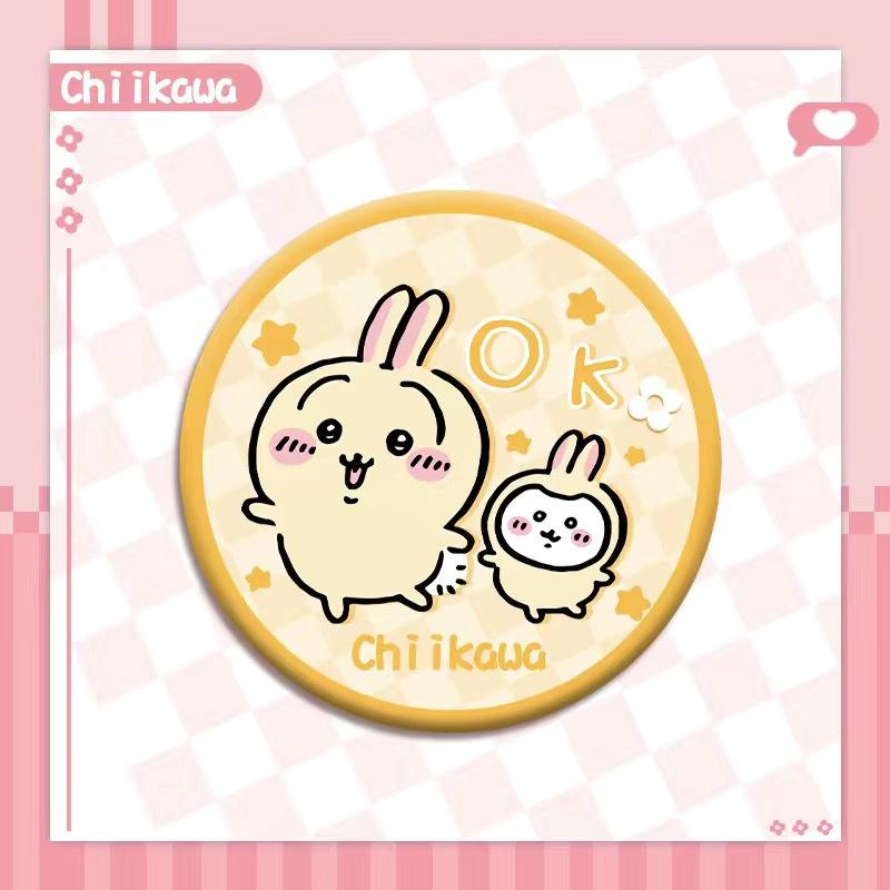 Chiikawa Jii Badge Emoticon Pack Usachi Hachiware Cute Cartoon Series Peripheral HD Tinplate Laser Bars Friend Gift