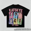 Katseye T-shirt Korean Girls Band Printing Tshirt Camiseta Cotton Short Sleeve Female T Shirt Summer Casual Women Men Kids Tee