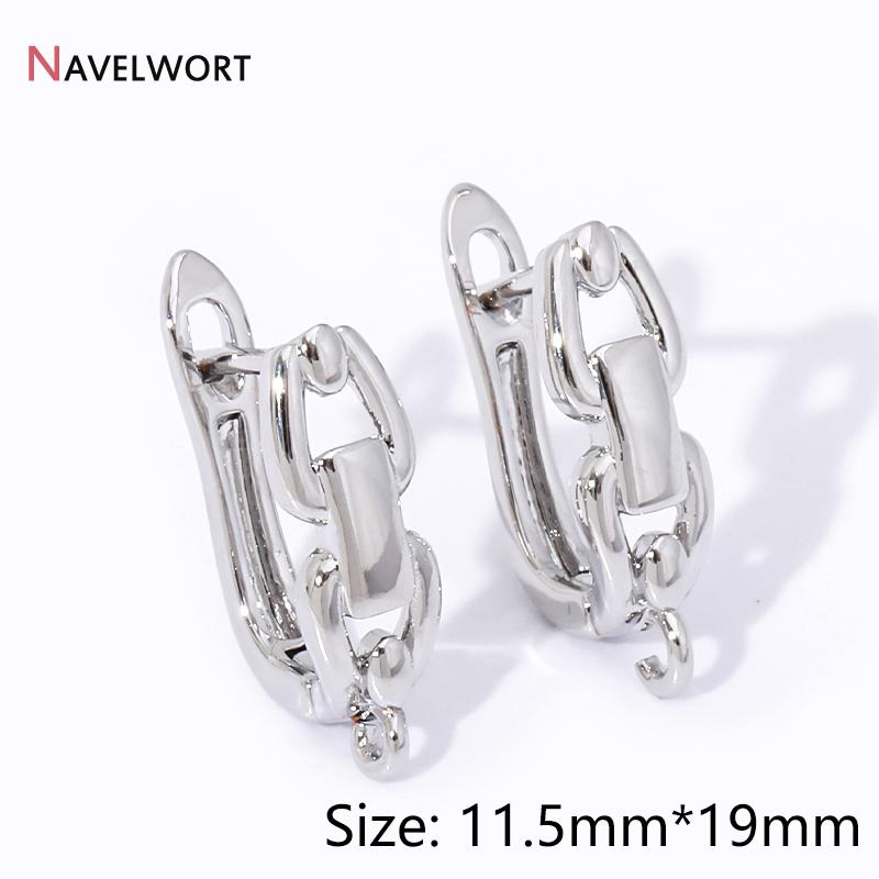 

Застібки для сережок Shvenzy з латуні з позолотою 18 карат, гачки для сережок, кріплення для сережок для виготовлення ювелірних виробів, аксесуари для виготовлення сережок 2 Pairs