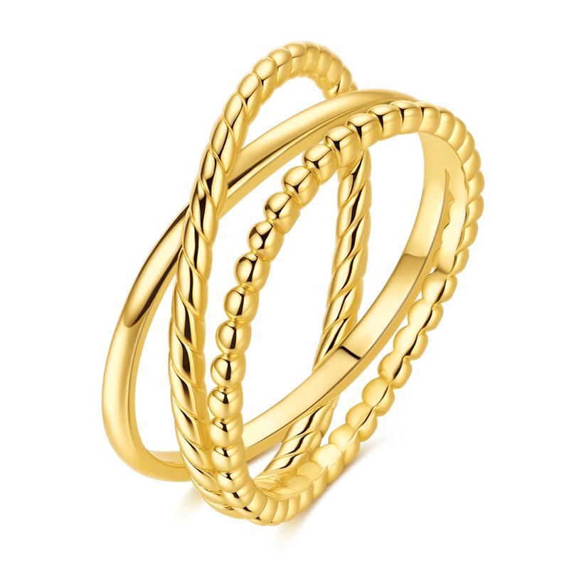 

copper Rings Gold Plated Color Sparking Popular LOVE Wedding Ring Certified Women Engagement Jewellery Anniversary Gifts 9
