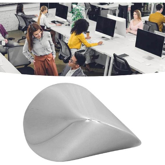 TOPINCN Oloid Desk Toy, Stainless Steel Decompression Ball Metal Oloid Toy Home Office Decor Desk Toy Exercise Balance Ball