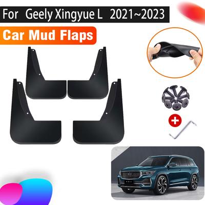 Auto-Schmutzfänger für Geely Xingyue L 2023, Zubehör, Monjaro ~2023, Auto-Kotflügel, Spritzschutz, vorne und hinten