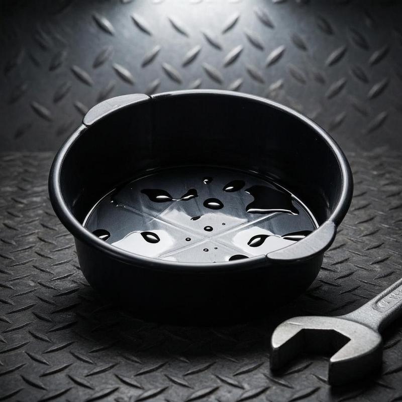 Oil Drain Pan Thickened Engine Oil Pan Car Care Gear Plastic Auto Tool Wide Opening for Motorcycle Repair