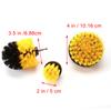 3Pcs/Set Electric Bathroom Floor Carpet Power Scrubber Cleaning For Carpet Glass Car Tires  Tile Bathroom and Kitchen 2/3.5/4''